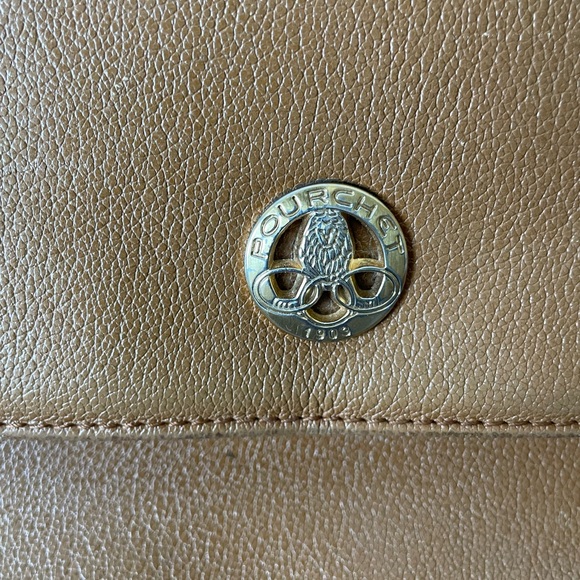 Pourchet crossbody bag in tan leather - Made in France - Picture 3 of 7